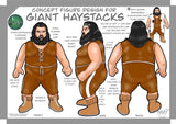 Chella Toys MegaStars Retro Giant Haystacks Action Figure **PRE ORDER**